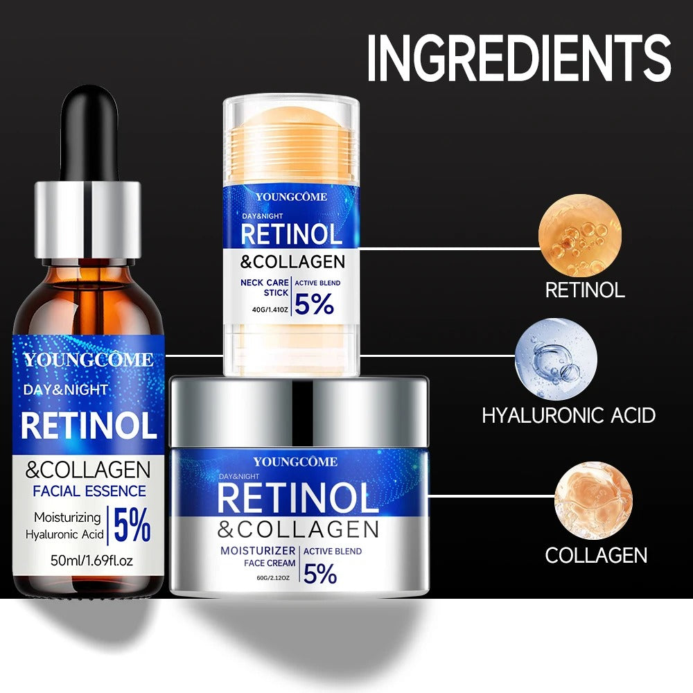 Retinol Anti-Aging Serum & Firming Cream Set